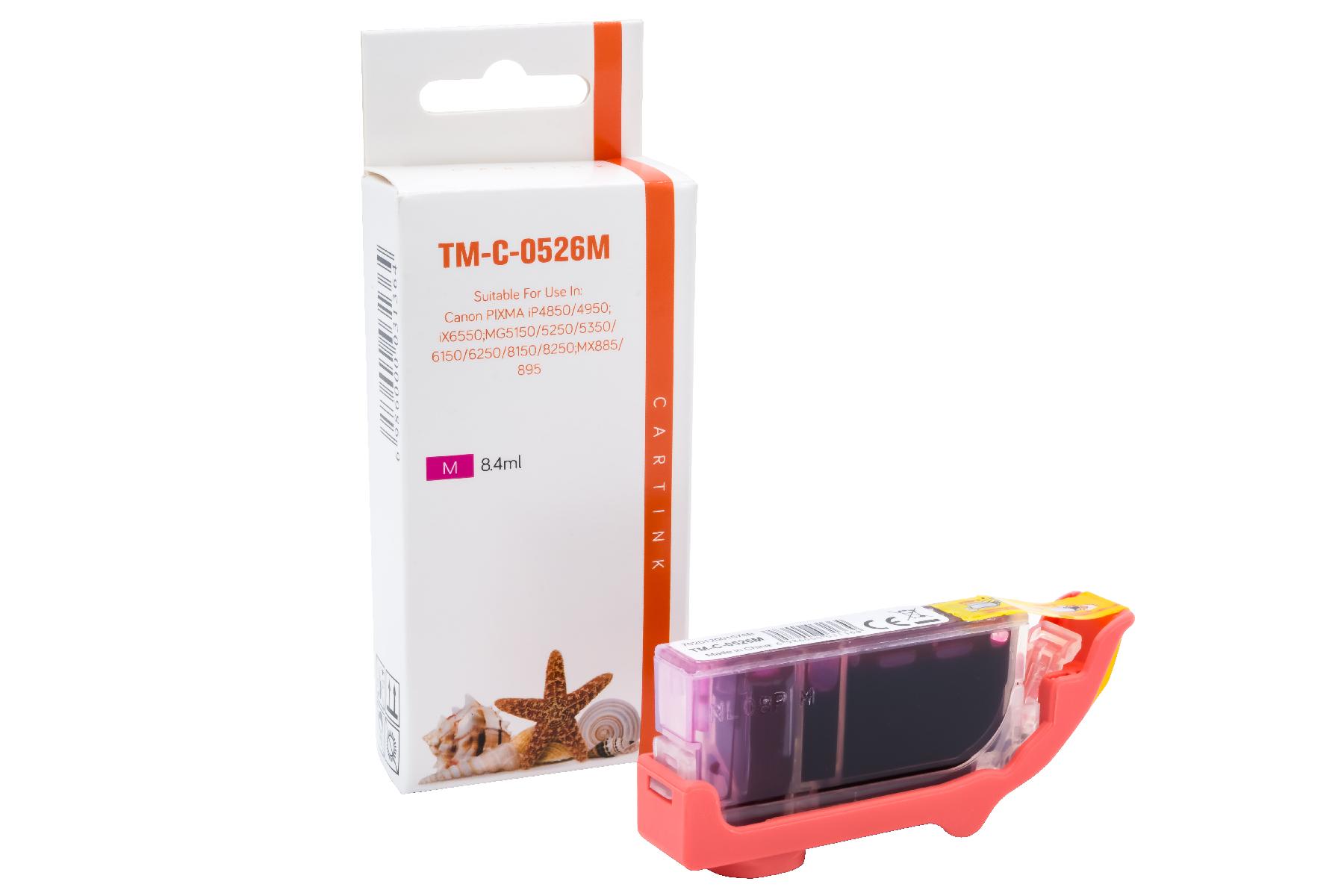 CLI526M alternativ Seestern Tinte Magenta für / 4542B001 / 8,4ml / mit Chip CLI526M alternativ Seestern Tinte Magenta für / 4542B001 / 8,4ml / mit Chip