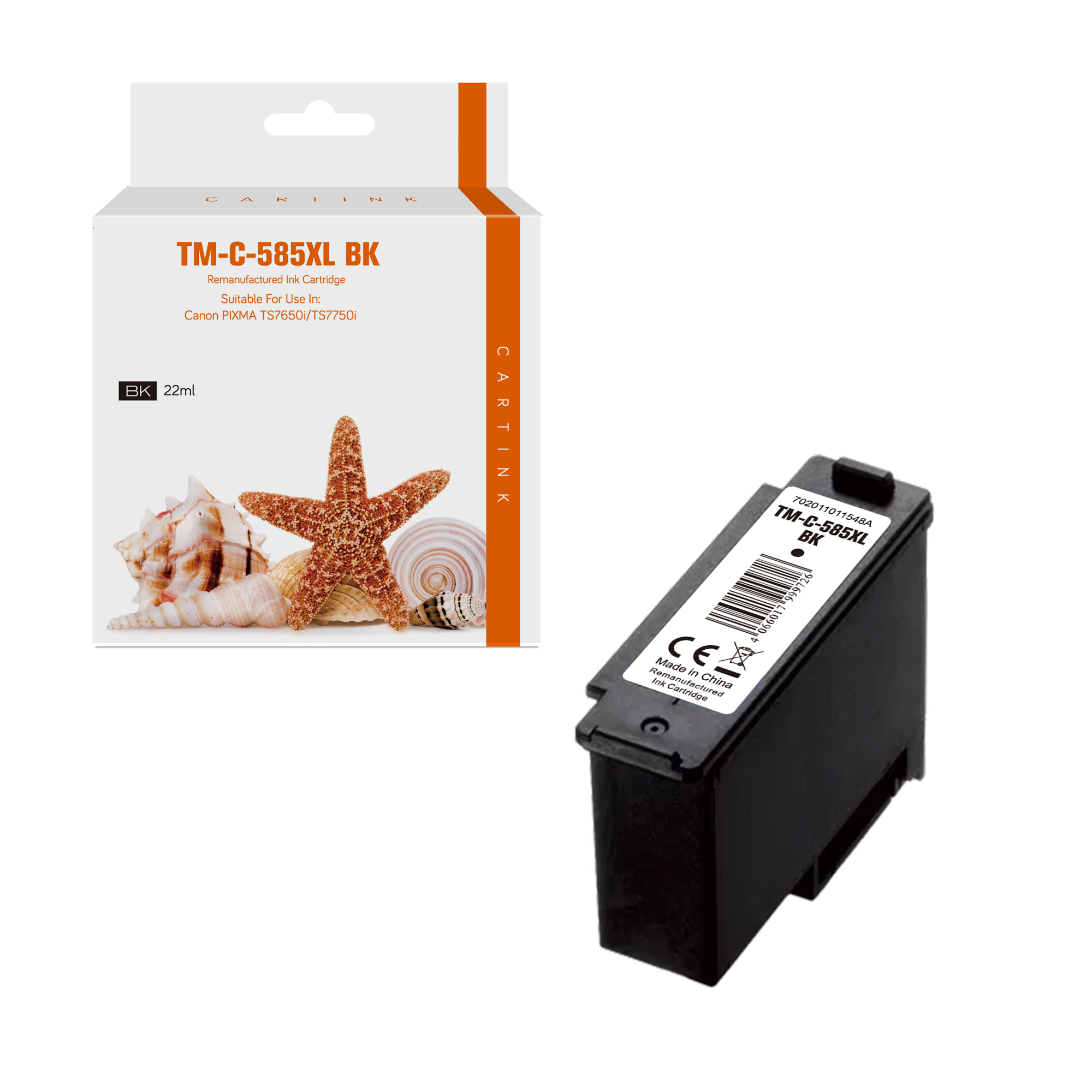 PG585XXL Refill Tinte schwarz für Canon / 6204C001 / 22ml