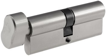 Schließzylinder 80mm (40+40mm) mit Knauf, Profil-Zylinder, 5 Sicherheits-Schlüssel