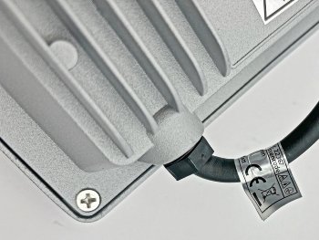 LED-Fluter SlimLine "CTF-SLT 50" silber / 50W, 5220lm, 4000K, neutralweiß, IP44