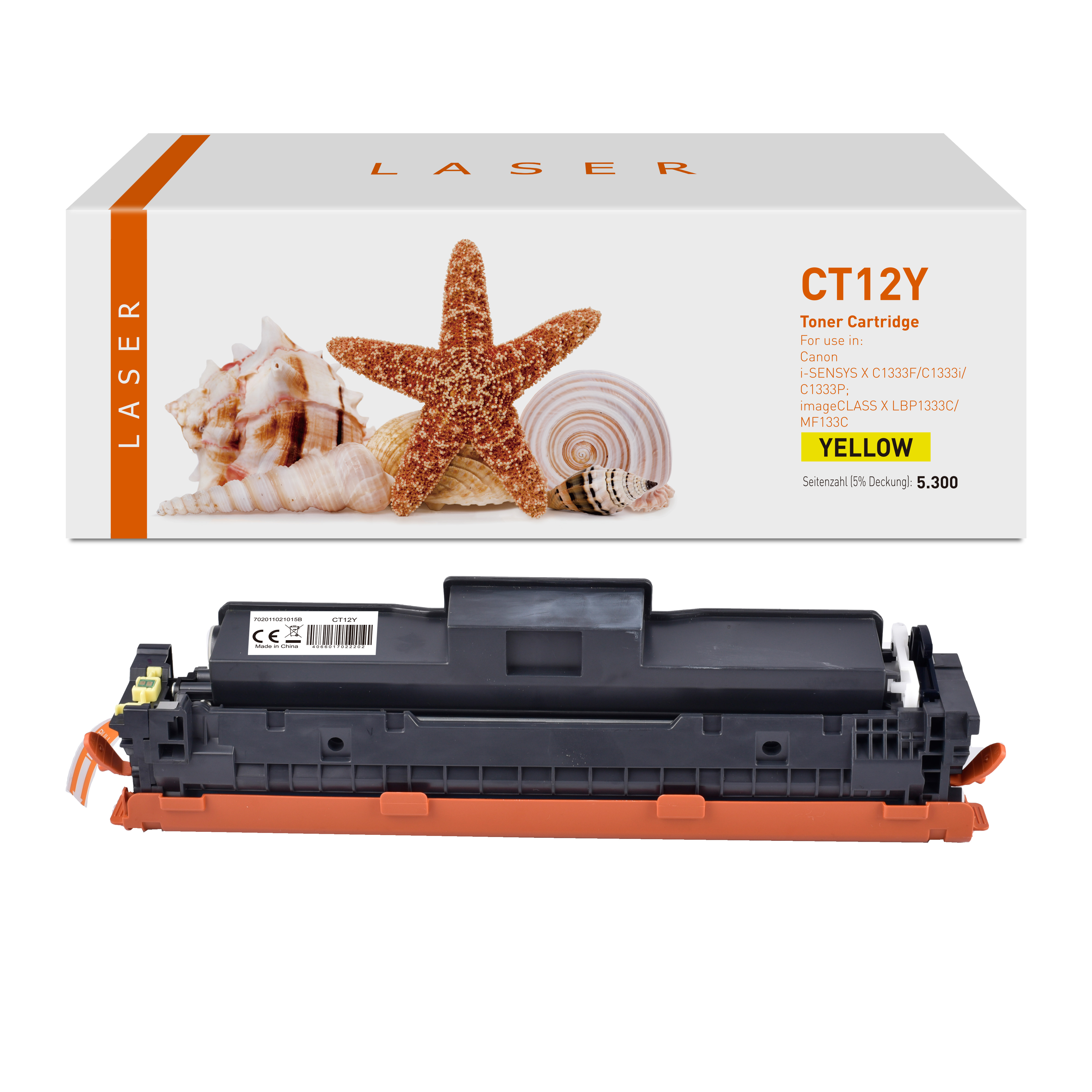 T12M alternativ Toner Magenta für Canon / 5096C006 / 5.300 Seiten