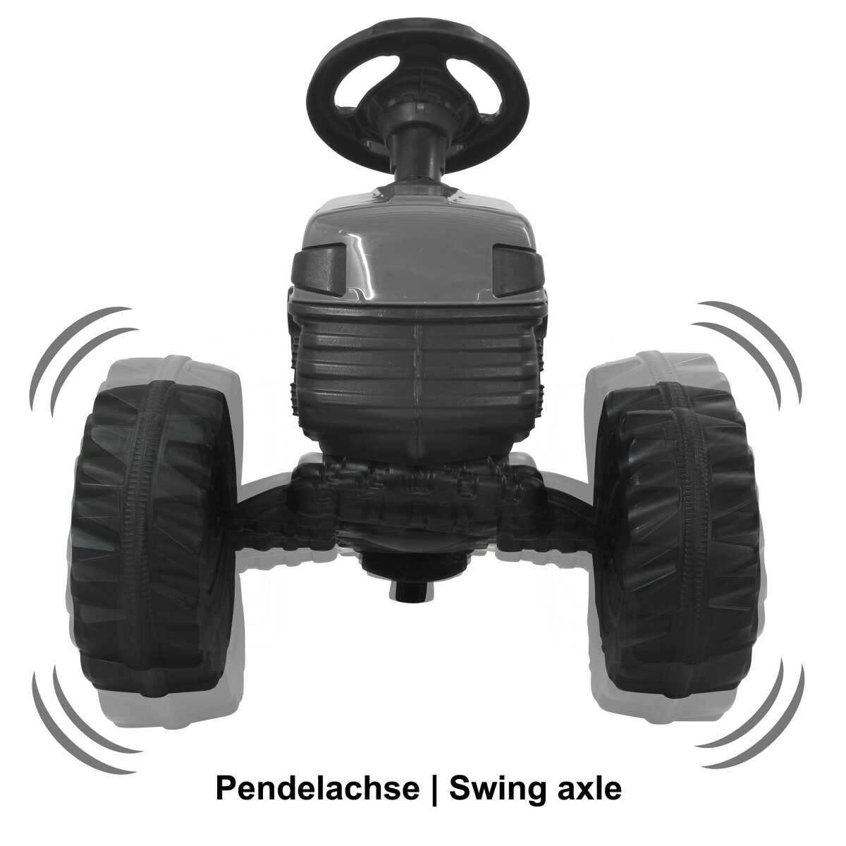 Kinderfahrzeug Traktor Strong Bull rot