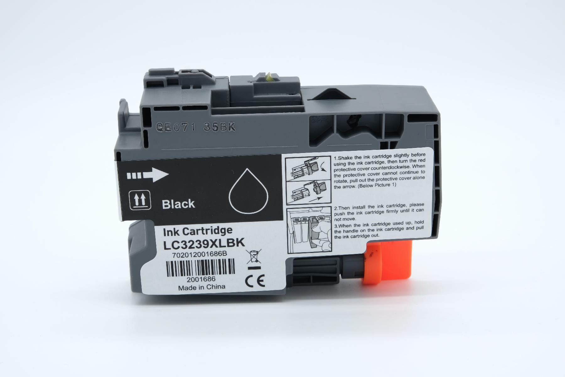 LC3239XLBK alternativ Tinte black für Brother / LC3239XLBK / 128ml