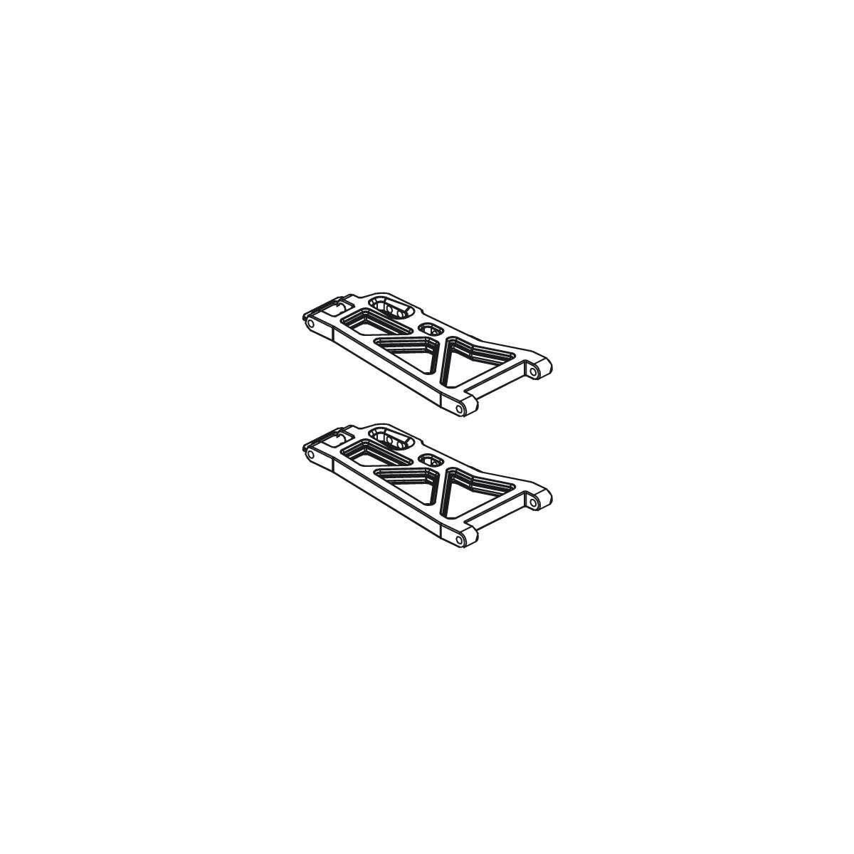 Querlenker VE2 Tiger-Cocoon unten hinten LS+RS