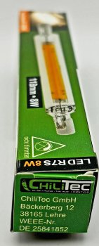 LED Strahler 8W R7s "RS118 COB8" / 360°, 4200k, 950lm, 118mm, neutralweiß