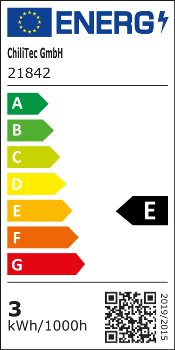 LED-Einbauleuchte "Flat-26" neutralweiß / 80x26mm, 3W, 390lm, Edelstahl gebürstet