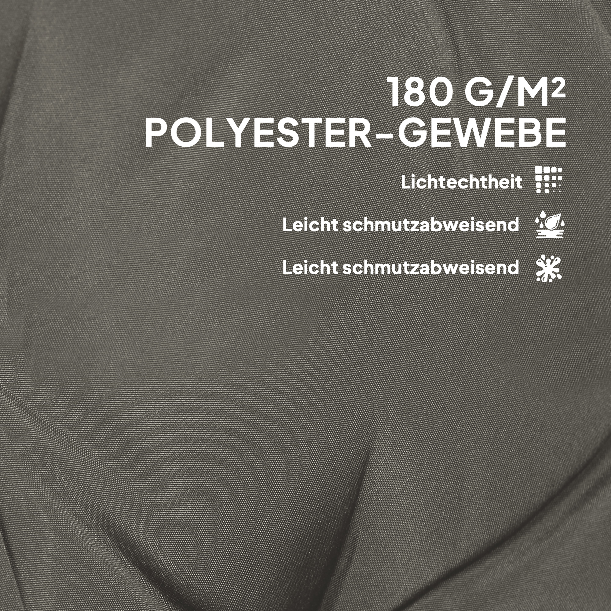 4er Set Sitzkissen 108 x 50 x 5 cm Stuhlkissen mit Bändern, Outdoor Indoor Sitzauflage Hellgrau