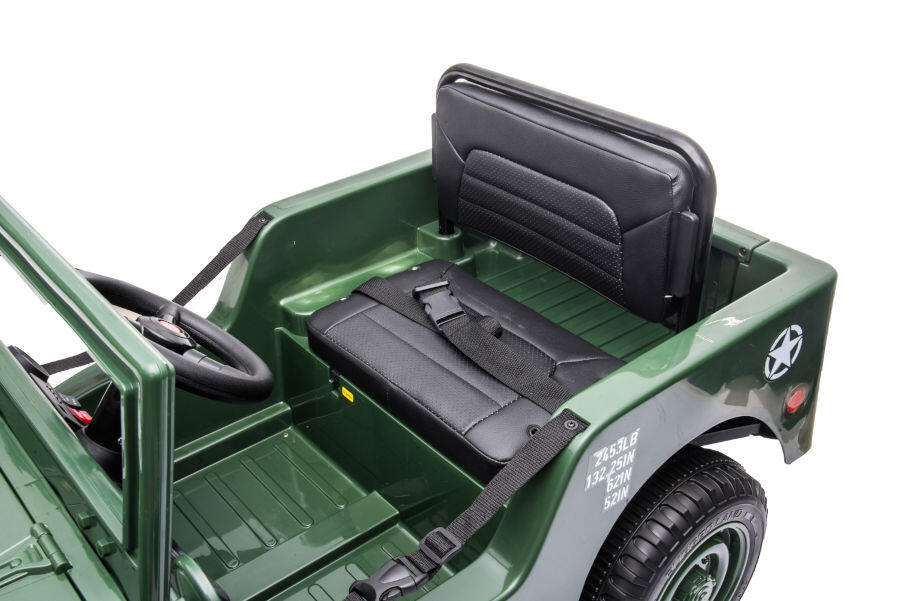 Kinderfahrzeug Offroad Militär Grün