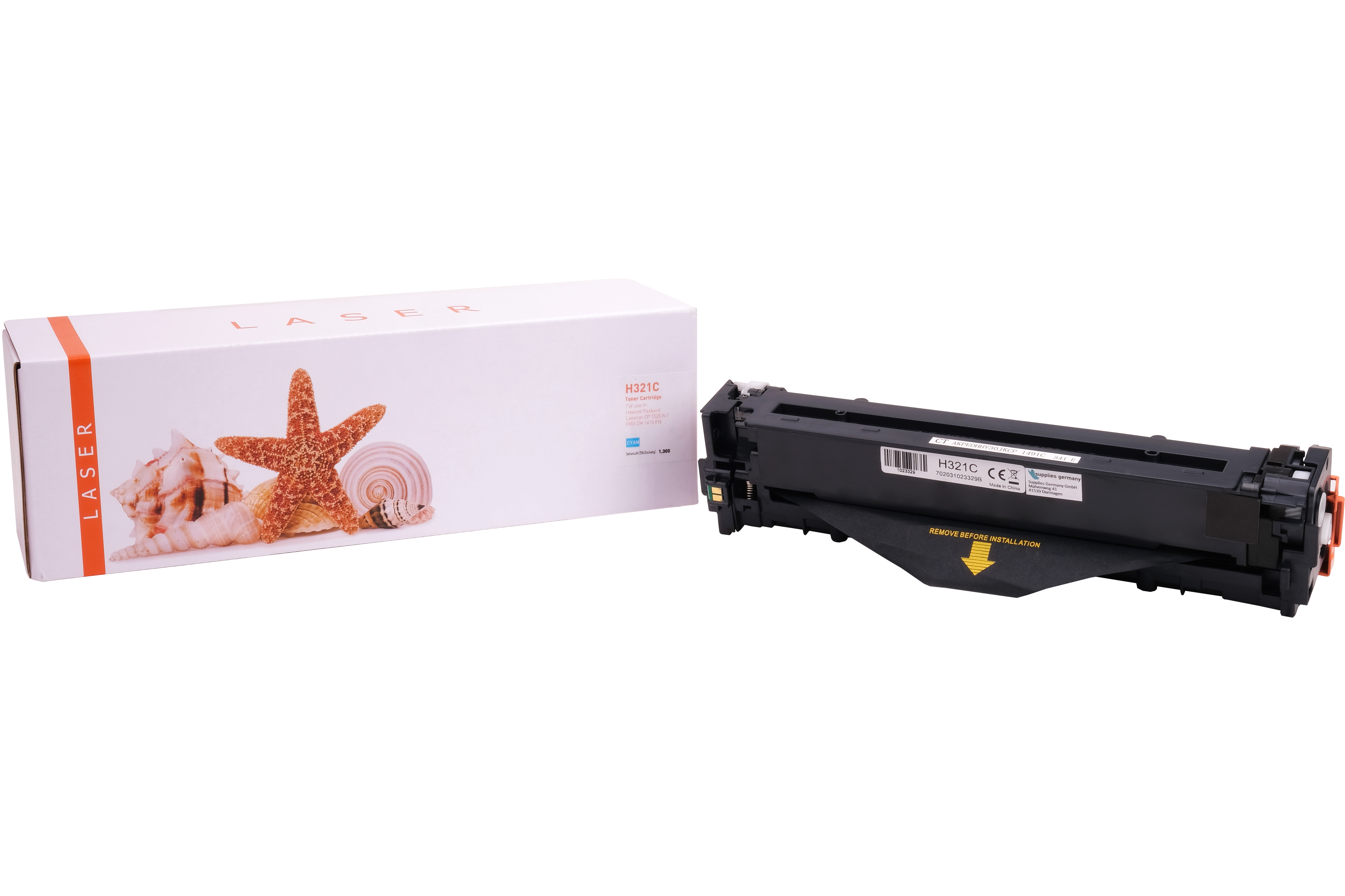 CE321C alternativ Toner Cyan für HP / CE321A / 128A / 1.300 Seiten CE321C alternativ Toner Cyan für HP / CE321A / 128A / 1.300 Seiten