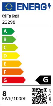 LED Glühlampe E27 "Filament G60m" matt, 3000k, 640lm, 230V / 8W, warmweiß