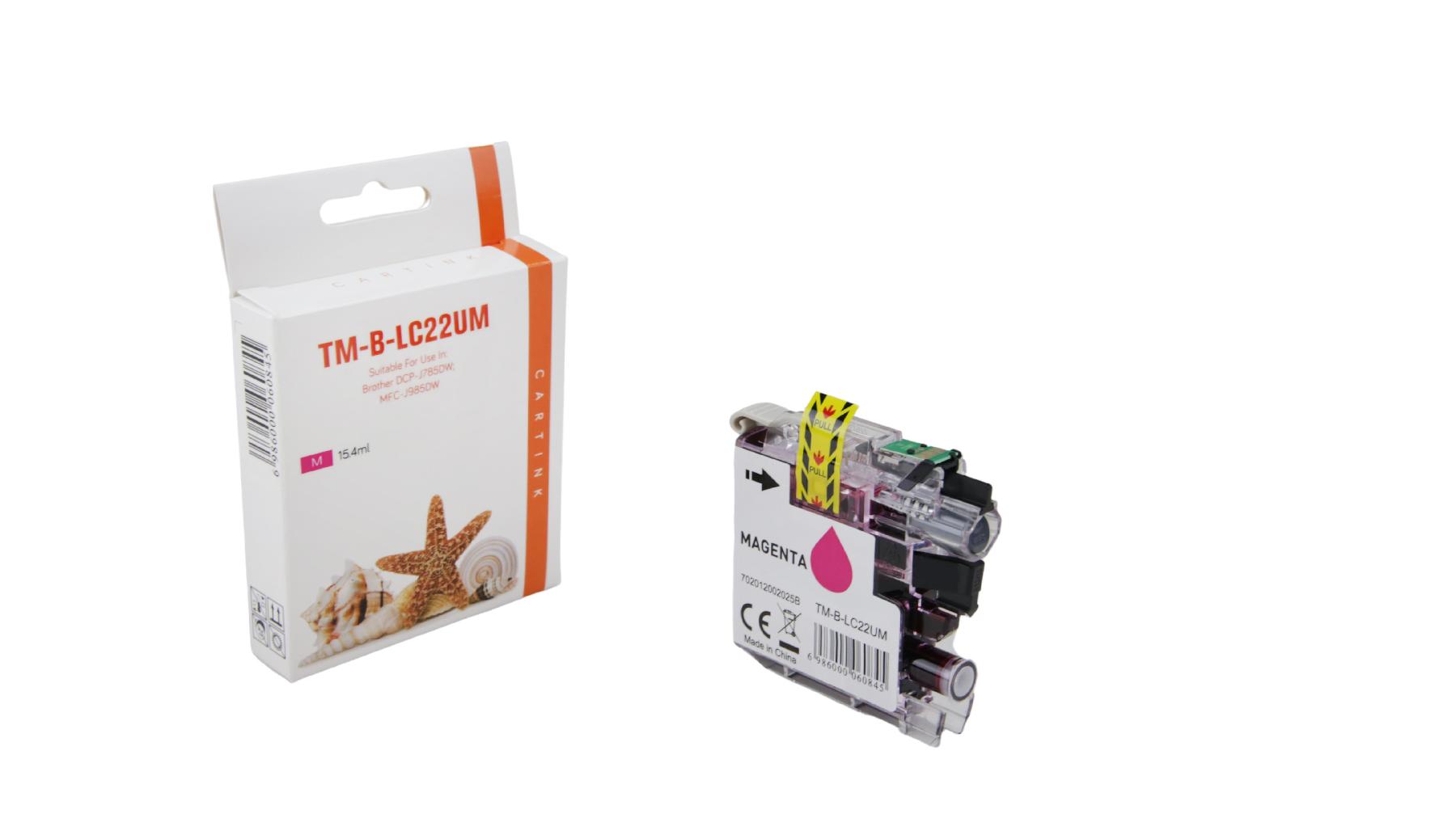 LC22UM alternativ Seestern Tinte Magenta für Br / LC22UM / 15,4ml LC22UM alternativ Seestern Tinte Magenta für Br / LC22UM / 15,4ml