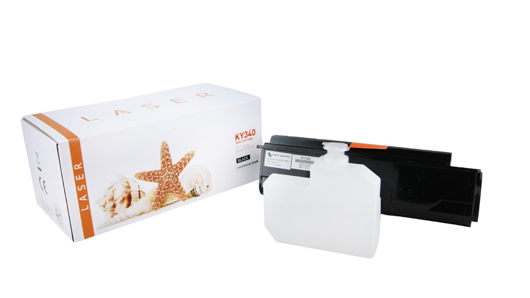 TK340 alternativ Toner schwarz für Kyocera  / TK340 / 12.000 Seiten
