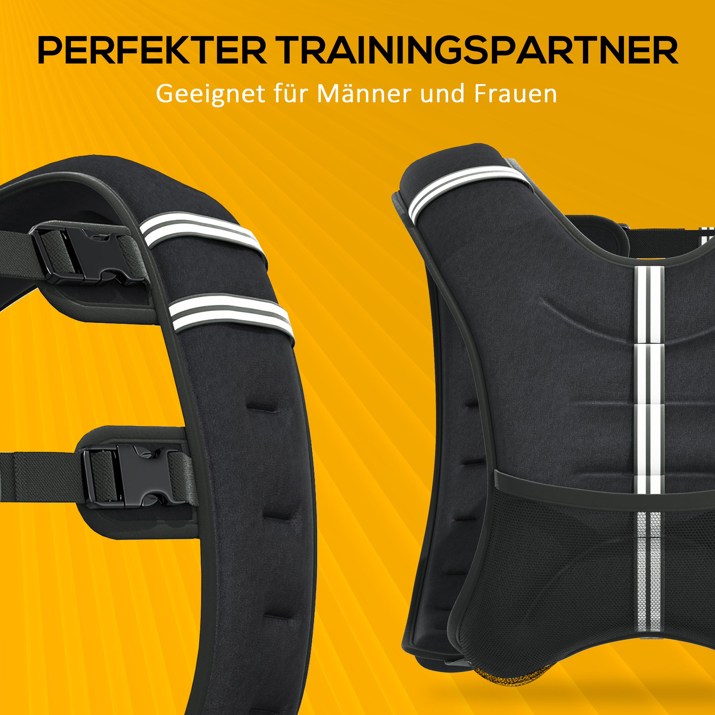 Gewichtsweste 5 KG / 8 KG / 10 KG verstellbare Trainingsweste mit herausnehmenbar Gewichten Laufweste Damen Herren für Muskelaufbau Krafttraining, Laufen, Fitness, Cross Training