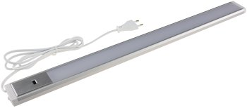 LED Unterbauleuchte "Comprido 600 CCT" / 230V, 60cm, IR-Sensor, 3000k - 6500k