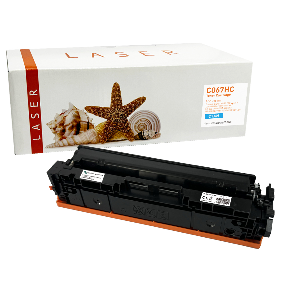 067HC alternativ Toner cyan für Canon / 5105C002 / 2.350 Seiten