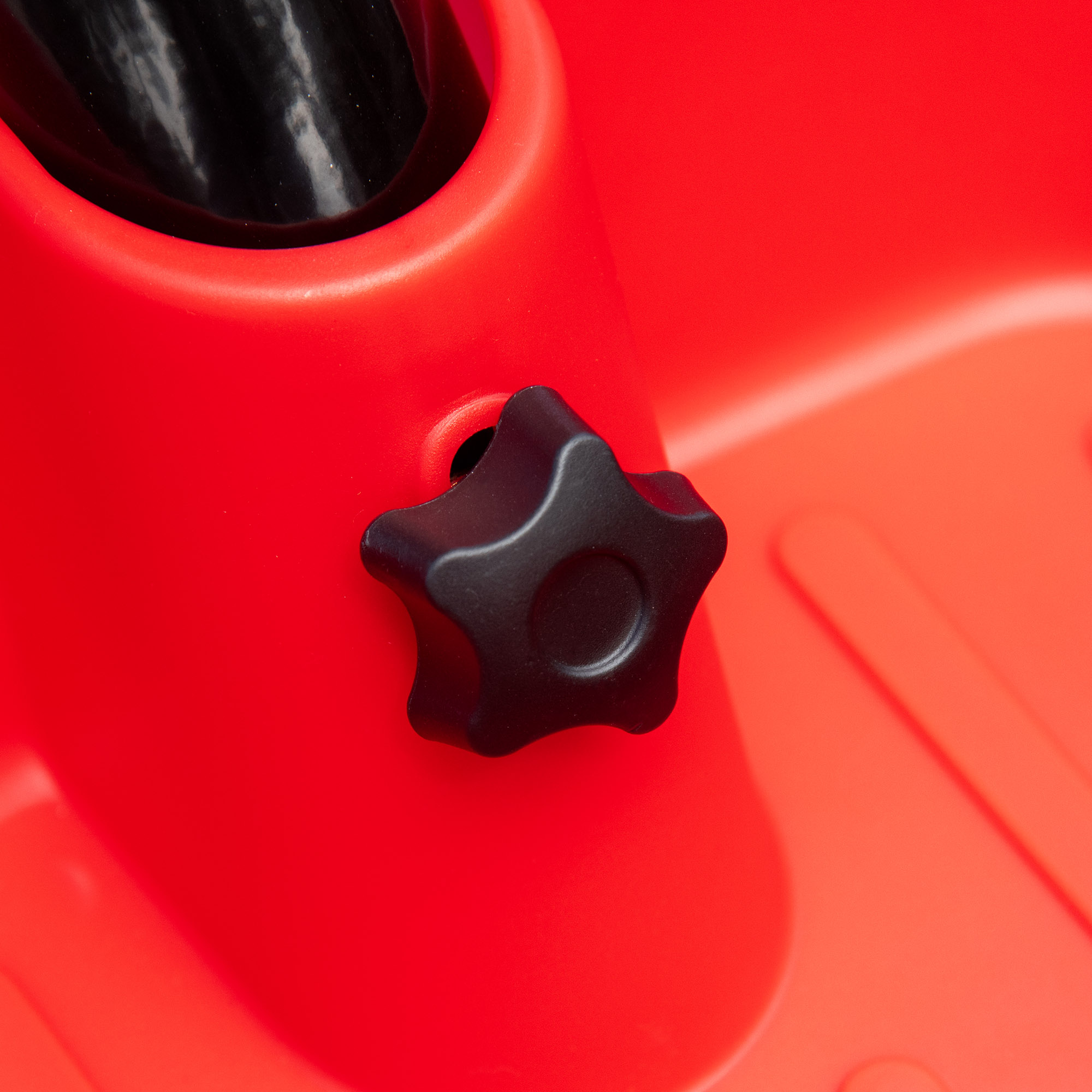 Kinderdreirad mit Beckengurt, 2 Körben, höhenverstellbarer Sitz, Metallrahmen, für Kinder 2-5 Jahre, schwarz+rot