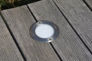 Bodenleuchte "BEL GX53 R " rund / ØxT 12x7cm, IP65, GX53 Fassung