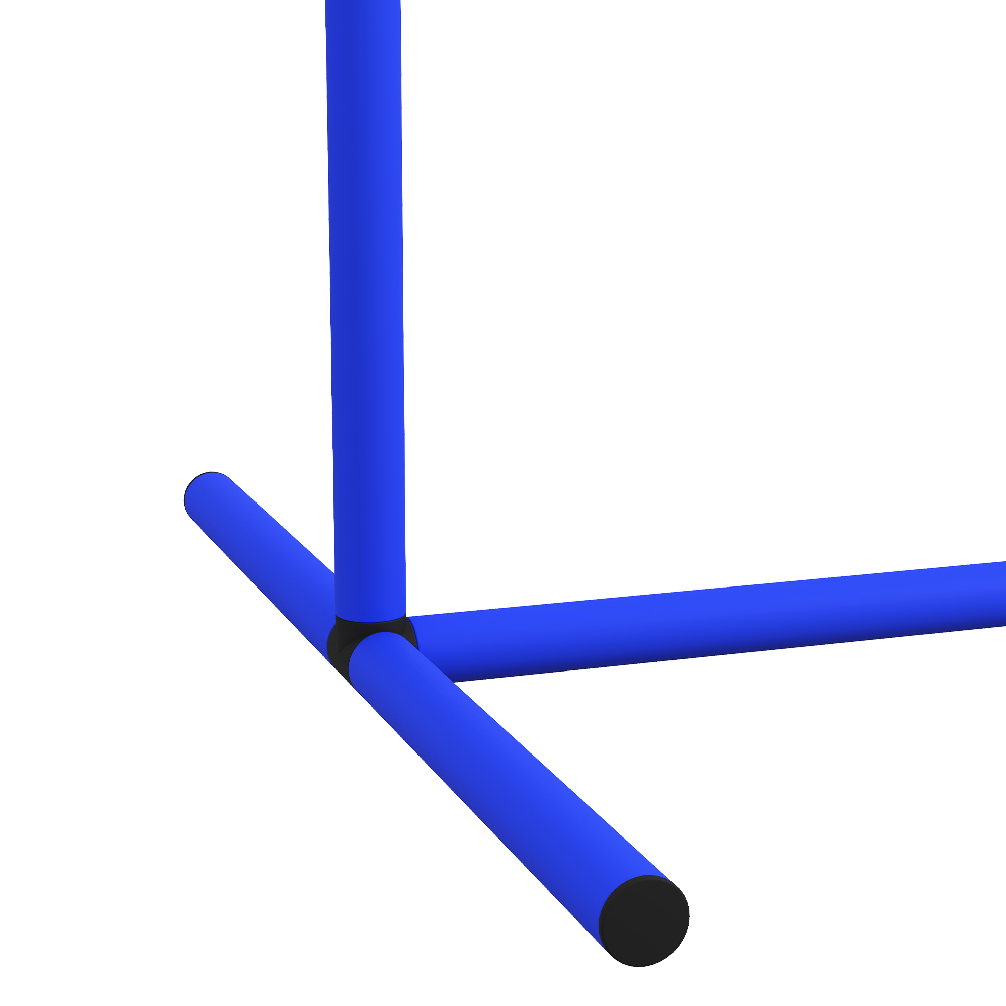 Agility-Set für Hunde, Hundetraining, 4 Bögen, für Einsteiger, mit Tragetasche, blau+weiß, 88 x 64 x 95cm