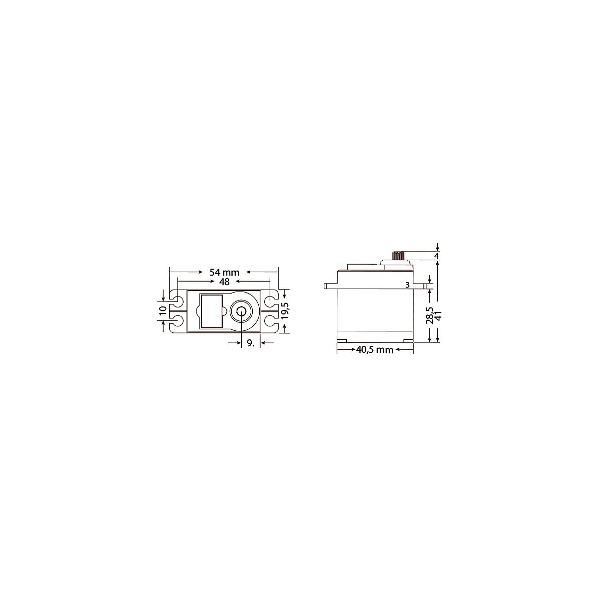 Servo Q4 ST4119 Digital
