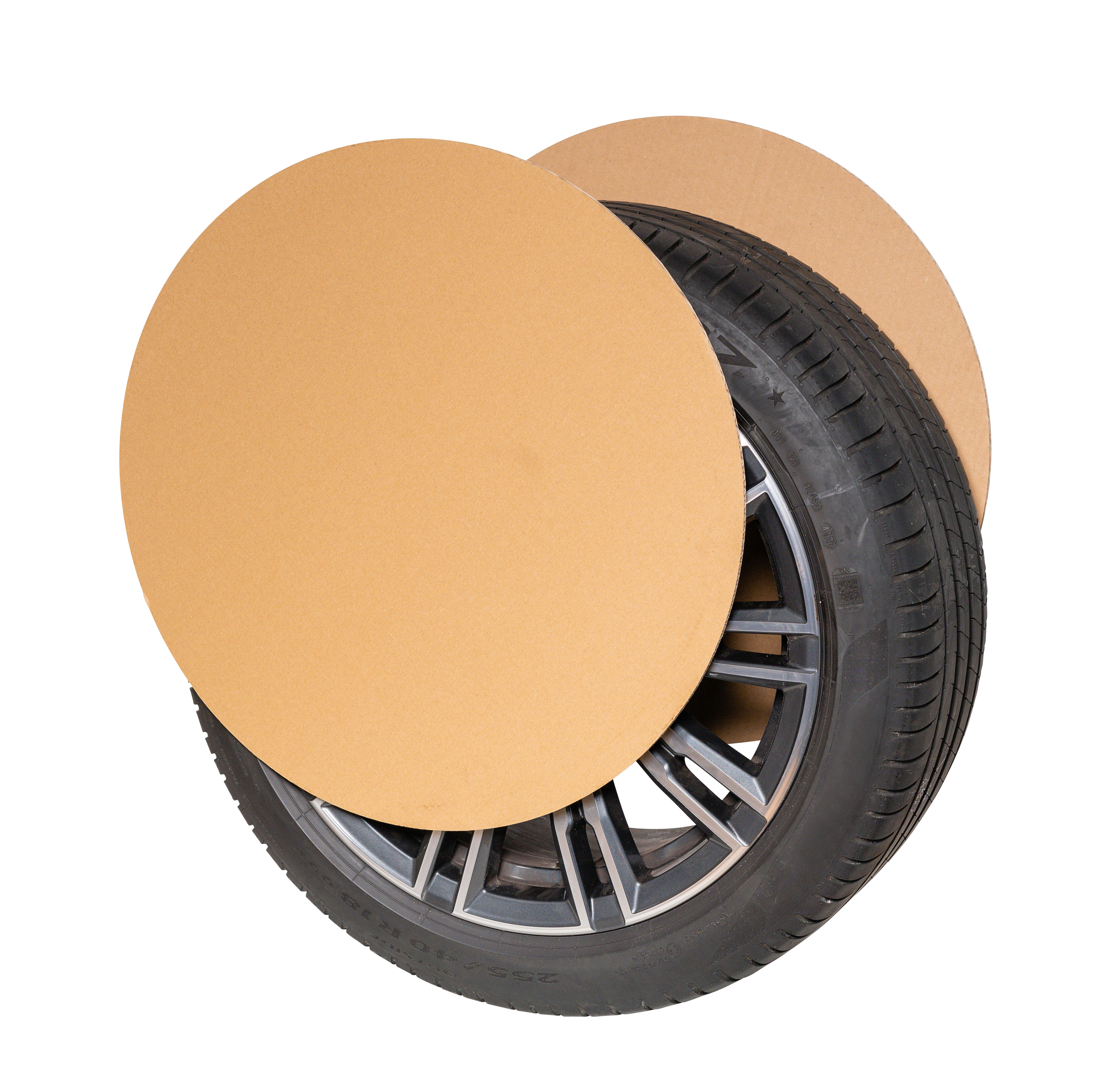 Felgenpappe 55cm Ø, 550x550mm, braun, VPE8