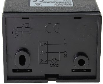 Aufputz Bewegungsmelder "CBM" 180° / IP44, 1-1200W, 3-Draht, schwarz