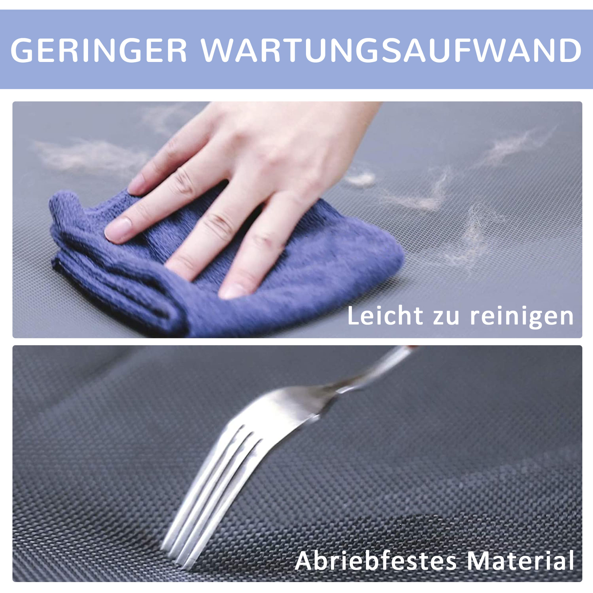 Hundebett Hundeliege Outdoor Katzenbett Haustierbett Schlafplatz Metall 600D Oxford-Gewebe Blau 91,5 x 76,2 x 18 cm