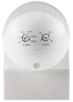 Aufputz Bewegungsmelder "CBM-Slim" 180° / LED geeignet, IP44, 1-800W, weiß