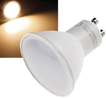 LED GU10 "promo" 110° warmweiß / 3000k, 400lm, 230V/4,5W