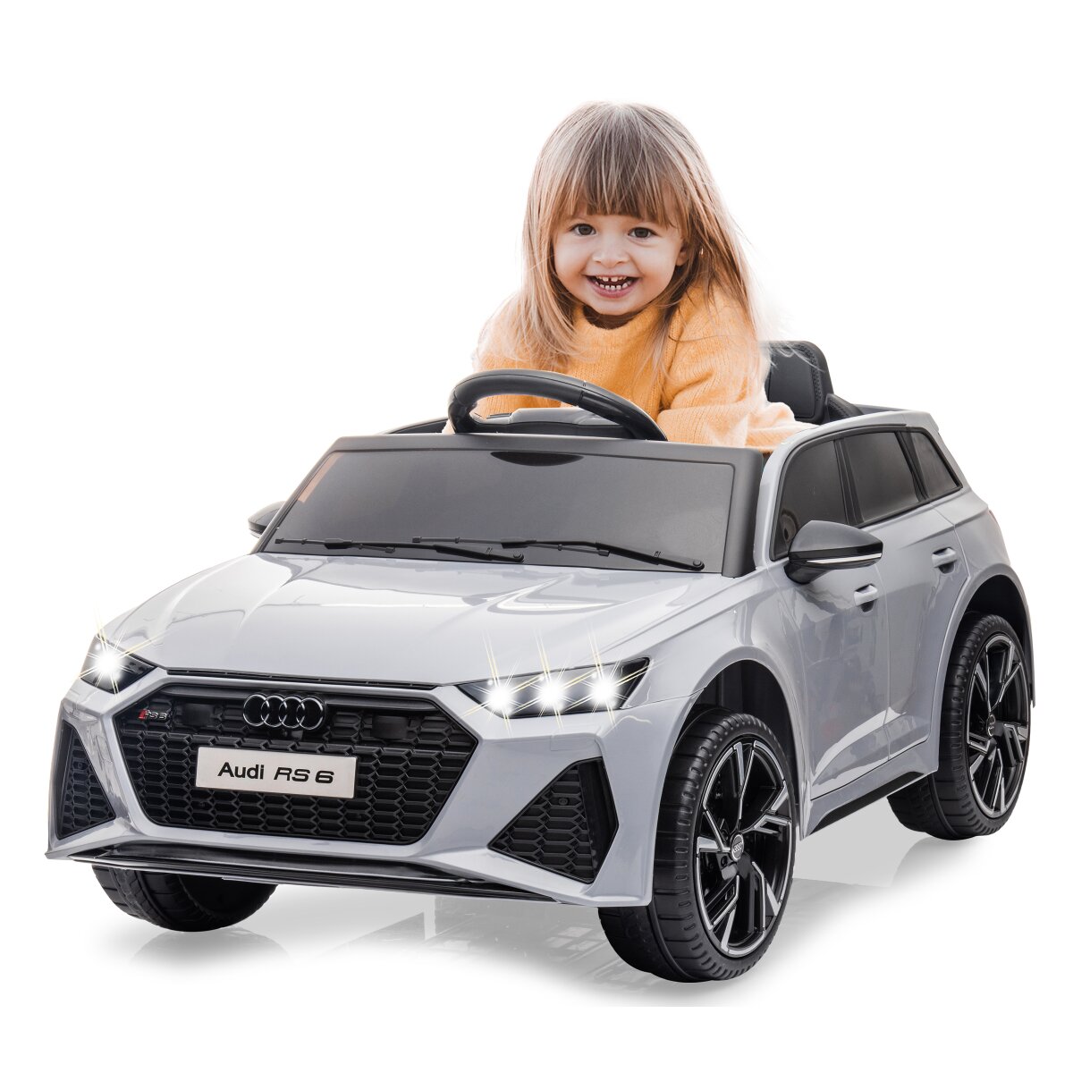 Kinderfahrzeug Audi RS 6 grau