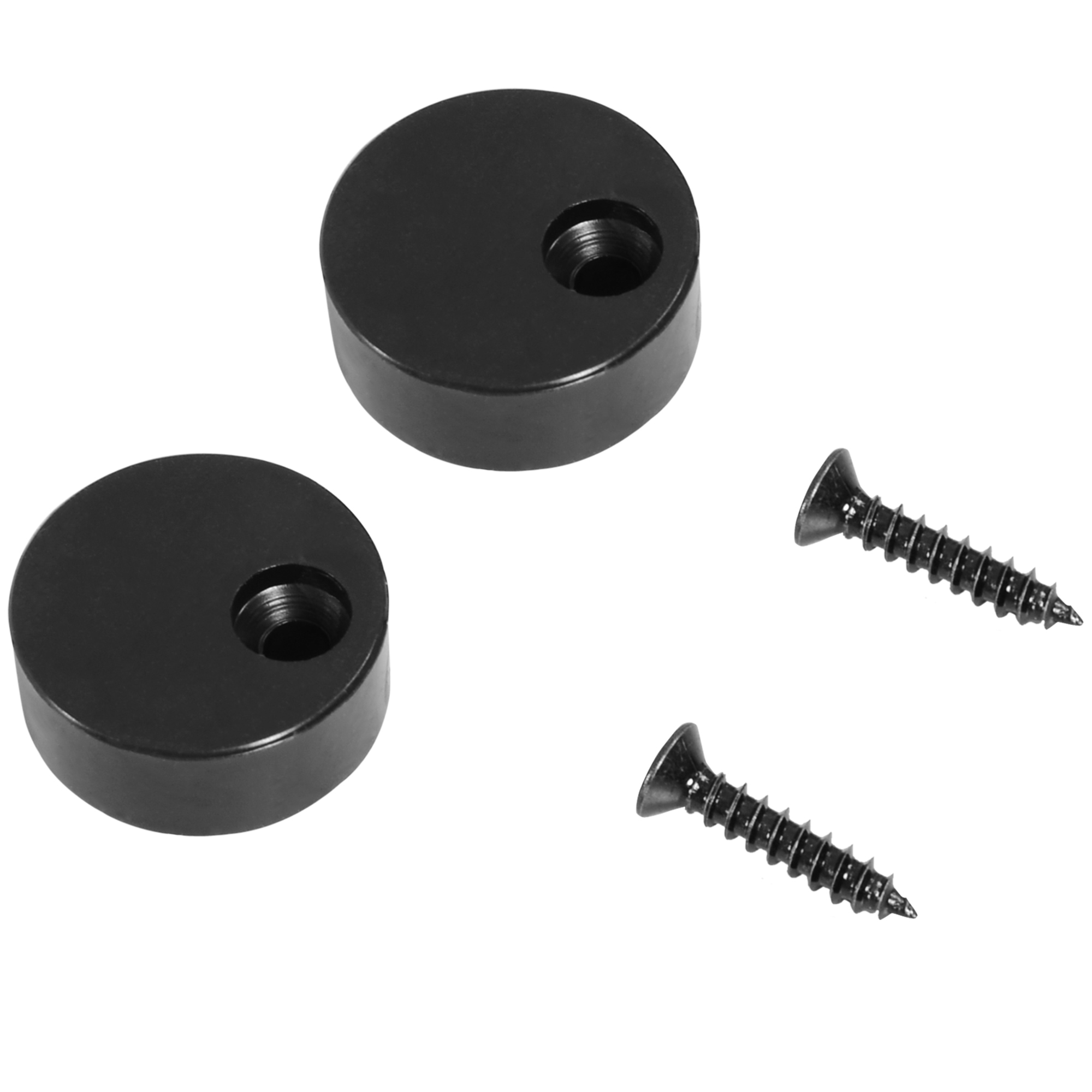 Gleitschienen-Bausatz für Schiebetüren, max. 100 kg Belastbarkeit, Metall, Schwarz, 2 m, Schwarz