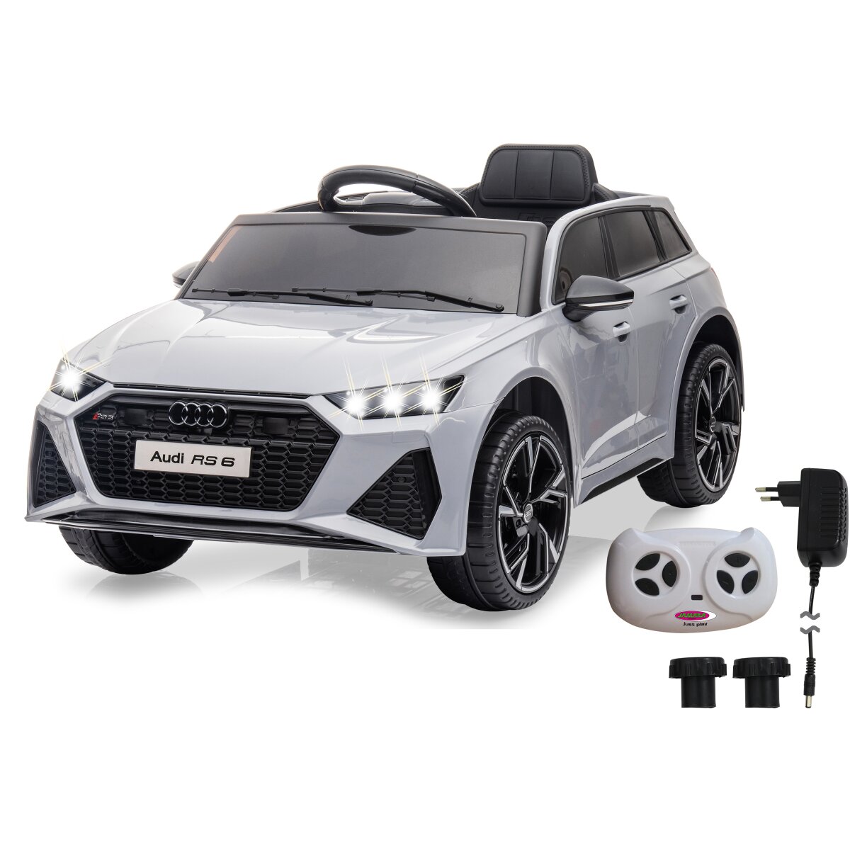 Kinderfahrzeug Audi RS 6 grau