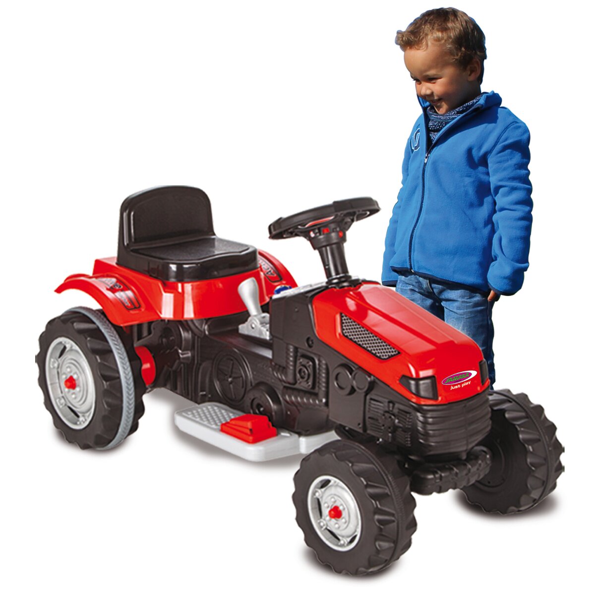 Kinderfahrzeug Traktor Strong Bull rot