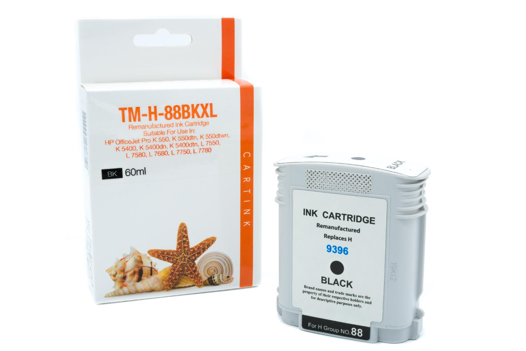 88BKXL Refill Tinte schwarz für HP / C9396A / 60ml 88BKXL Refill Tinte schwarz für HP / C9396A / 60ml