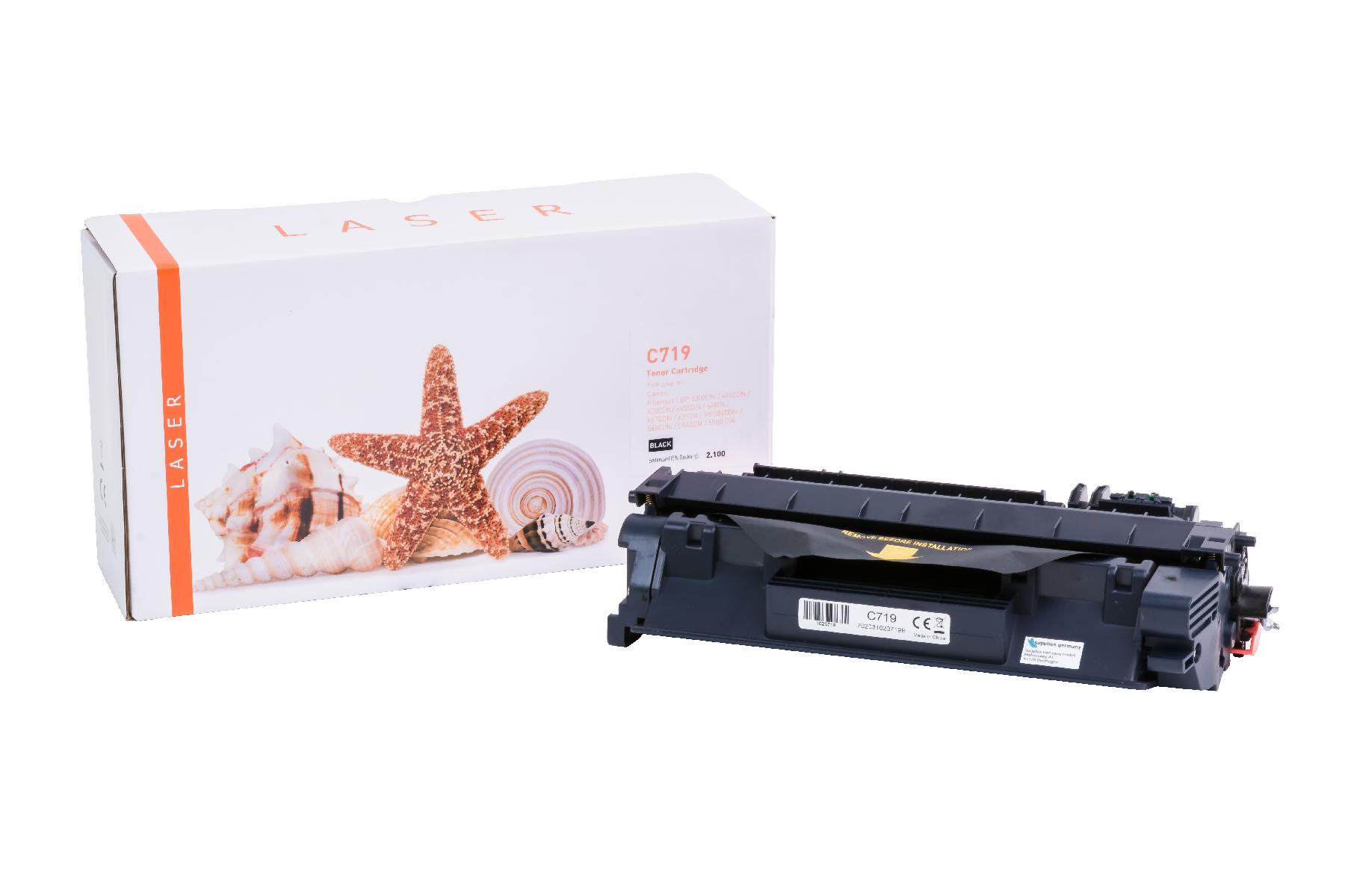 719 alternativ Toner schwarz für Canon  / 719 / 2.100 Seiten