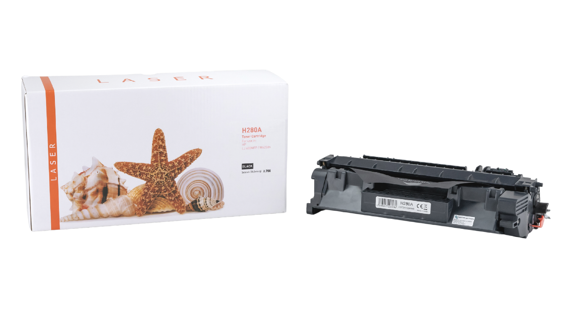 CF280A alternativ Toner schwarz für HP / CF280A / 80A / 2.700 Seiten CF280A alternativ Toner schwarz für HP / CF280A / 80A / 2.700 Seiten