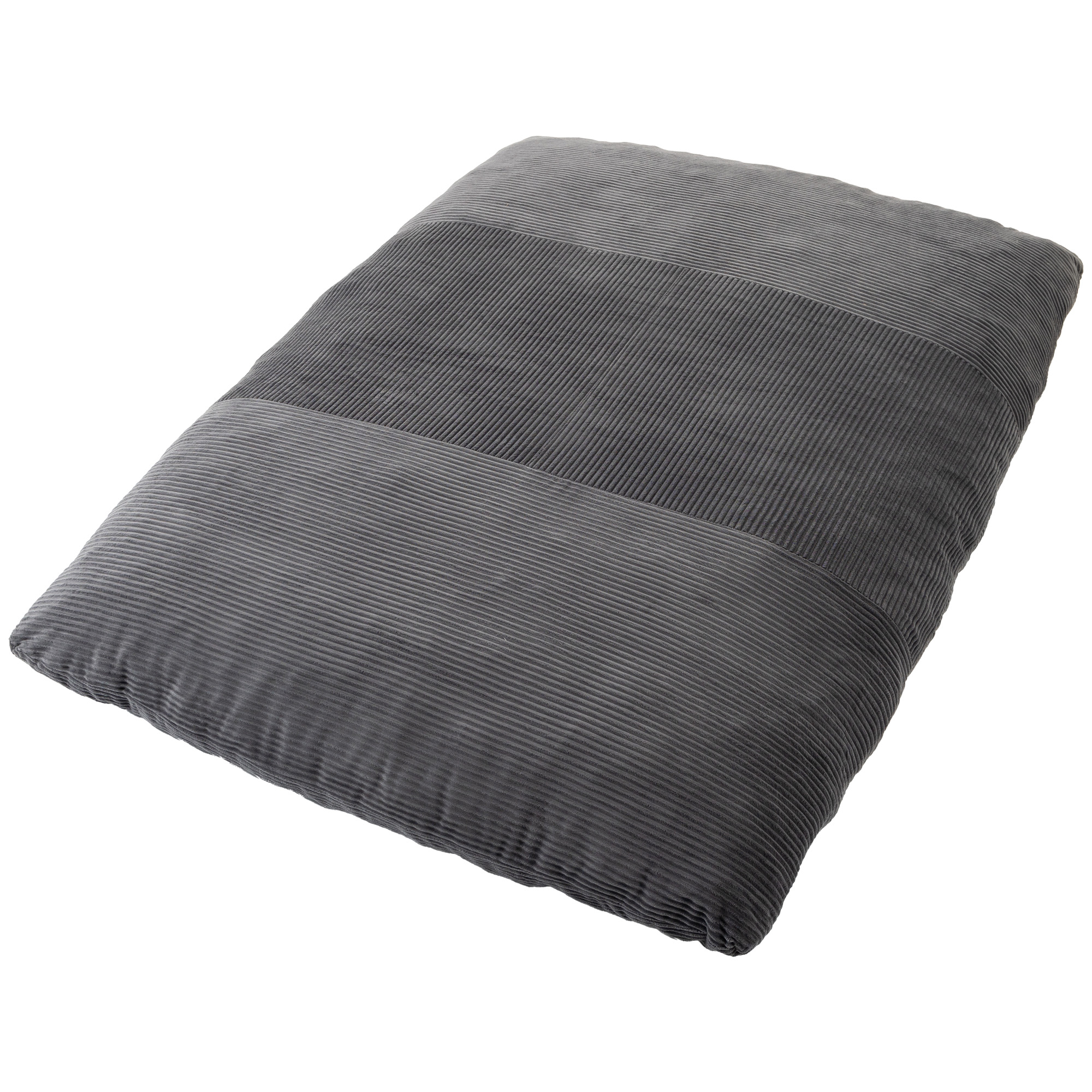2-in-1 Bodensessel aus Cord, klappbares Bodensofa zum Lesen, Gaming & Meditieren, Schlafsofa für Schlafzimmer