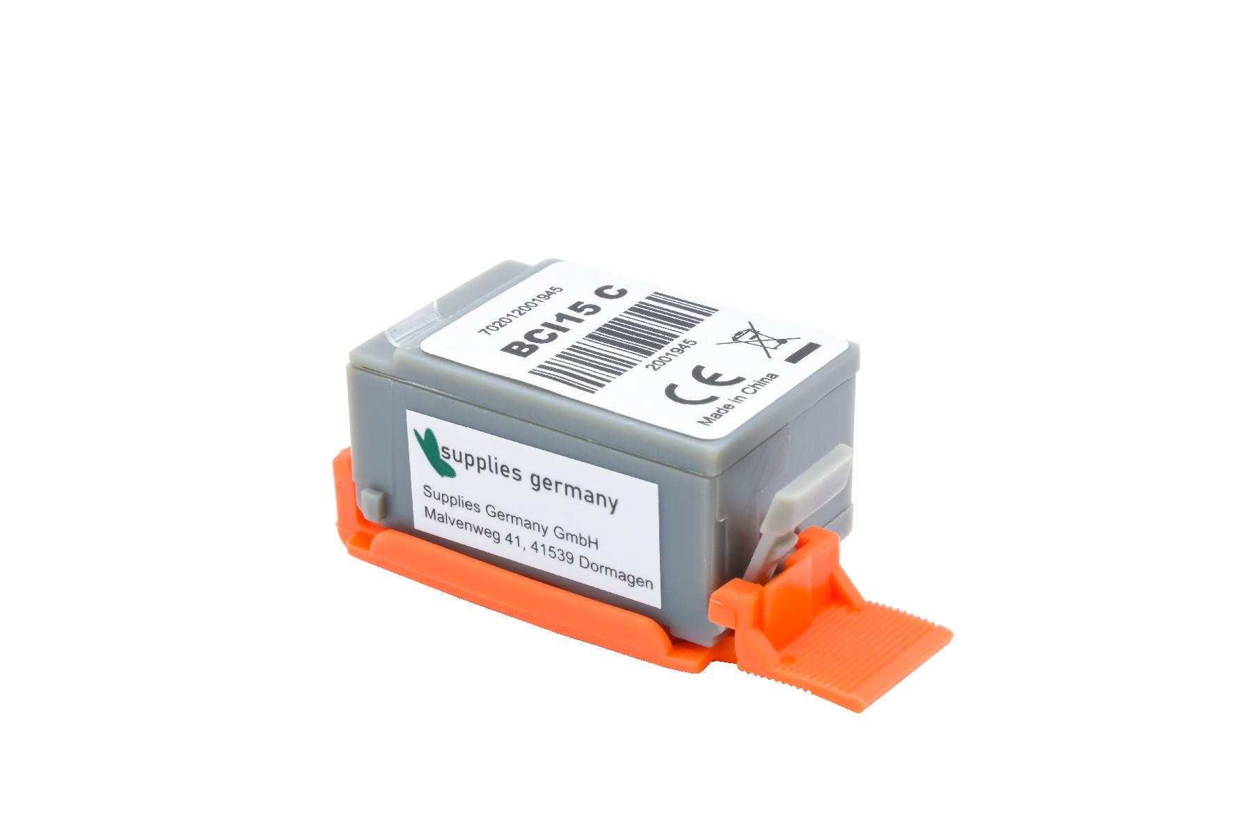 BCI15C alternativ Tinte Color für Canon / 8191A002 / ca. 100 Seiten