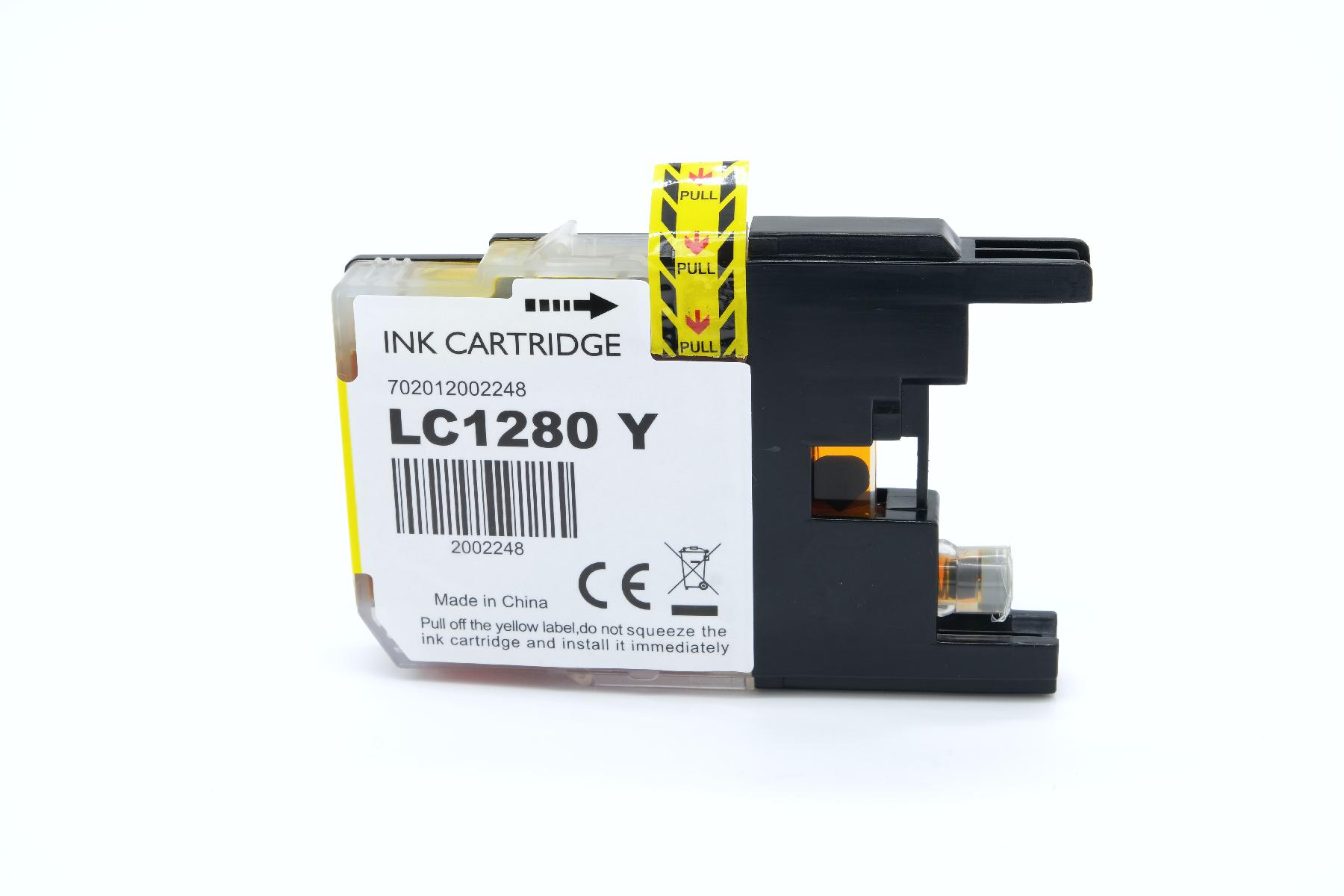LC1280XLY alternativ Tinte gelb für Brother / LC1280XLY / 20ml LC1280XLY alternativ Tinte gelb für Brother / LC1280XLY / 20ml