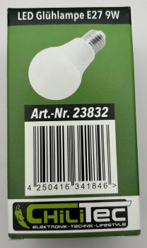 LED Glühlampe E27 "promo" warmweiß / 230V, 160°, 8,6W, 802lm, 3000k
