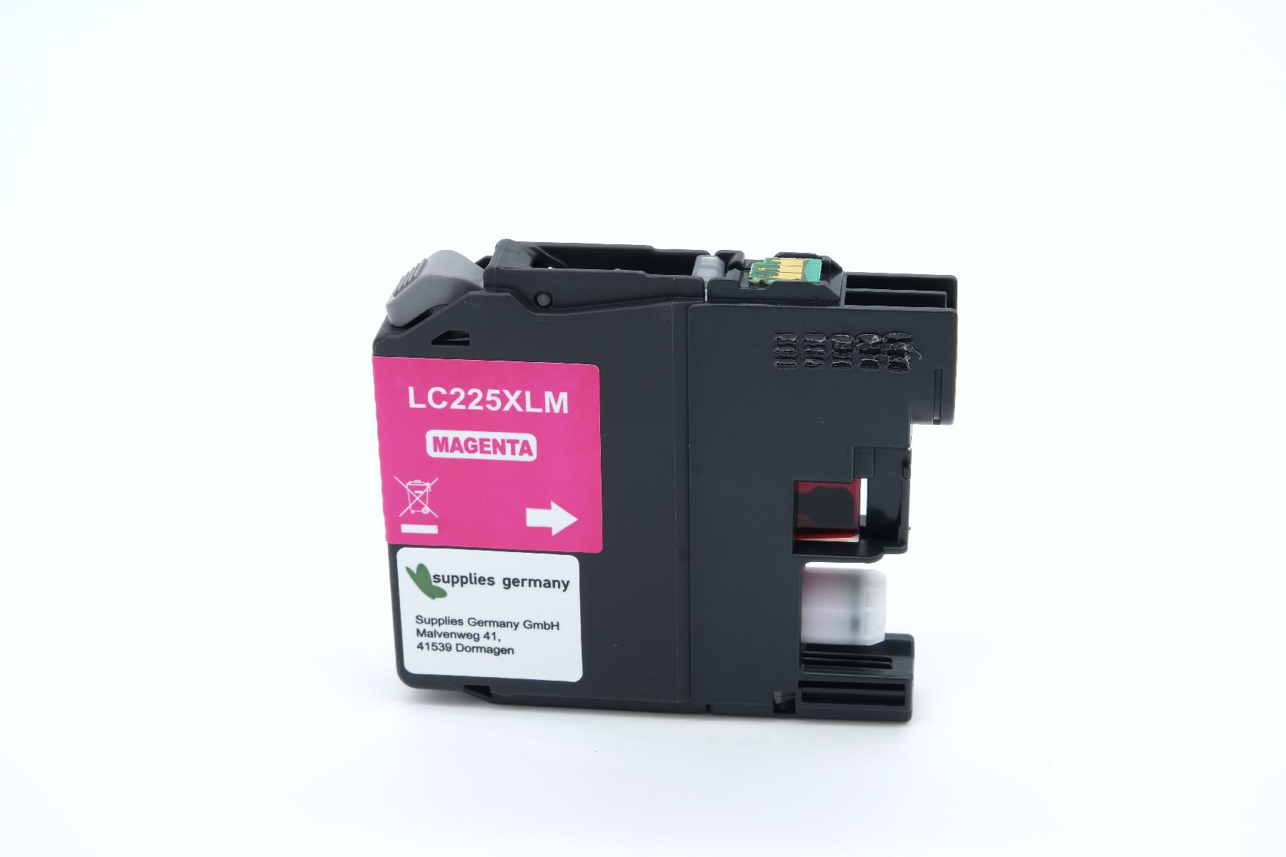 LC225XLM alternativ Tinte Magenta für Brother / LC225XLM / 11ml LC225XLM alternativ Tinte Magenta für Brother / LC225XLM / 11ml