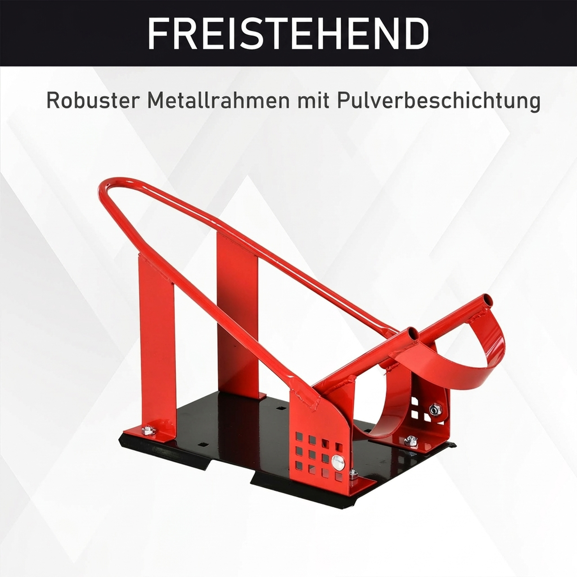 Motorradständer für 80-155 mm Vorderrad, einstellbare Motorradwippe mit 12 verstellbaren vorgebohrten Löchern bis 450 kg