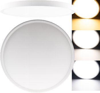 LED Deckenleuchte "Santano 40 CCT" / Ø 40cm, 32W, CCT 3000/4000/6000k