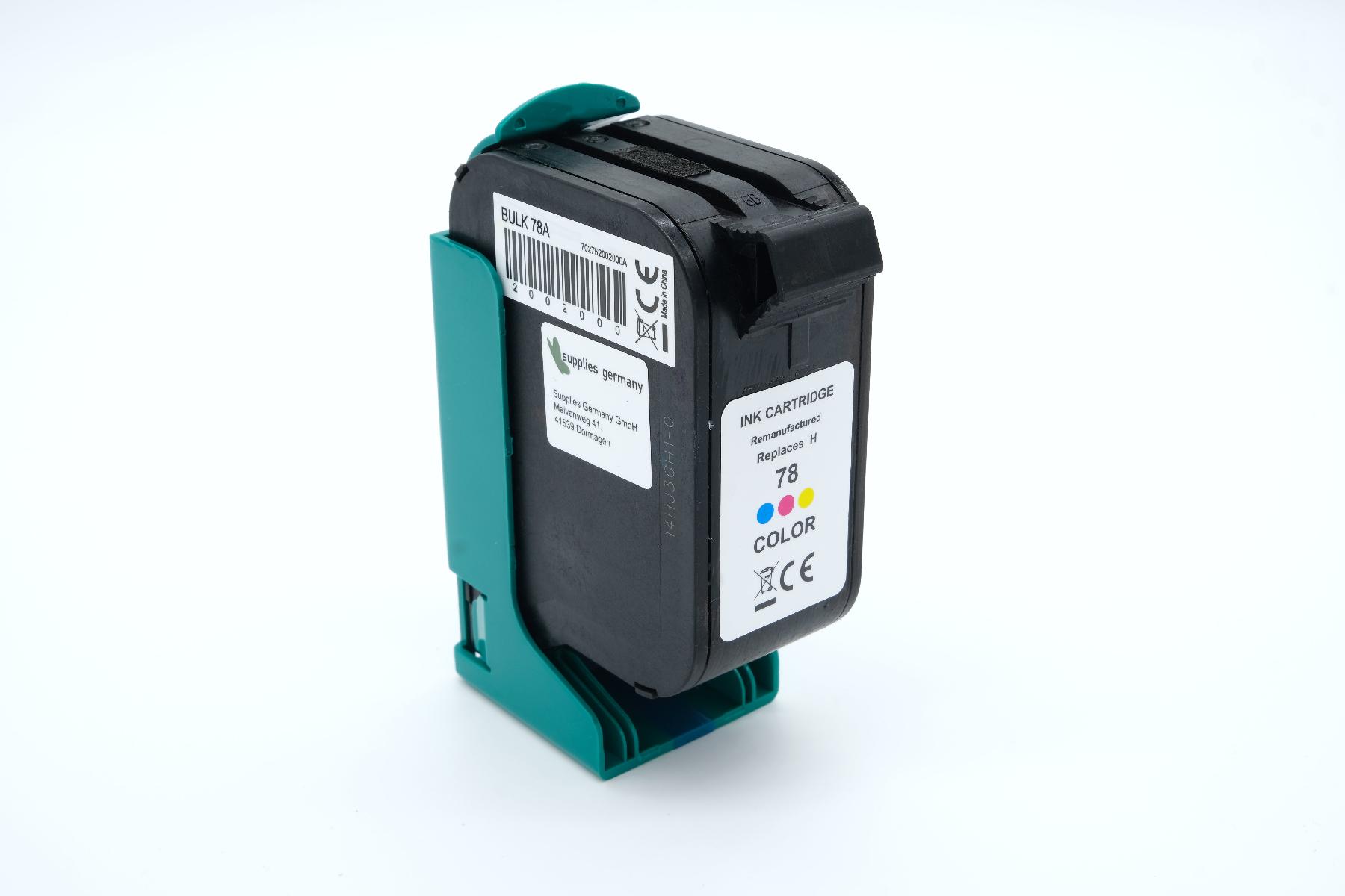 78A alternativ Tinte Color für HP / C6578A / 39ml 78A alternativ Tinte Color für HP / C6578A / 39ml