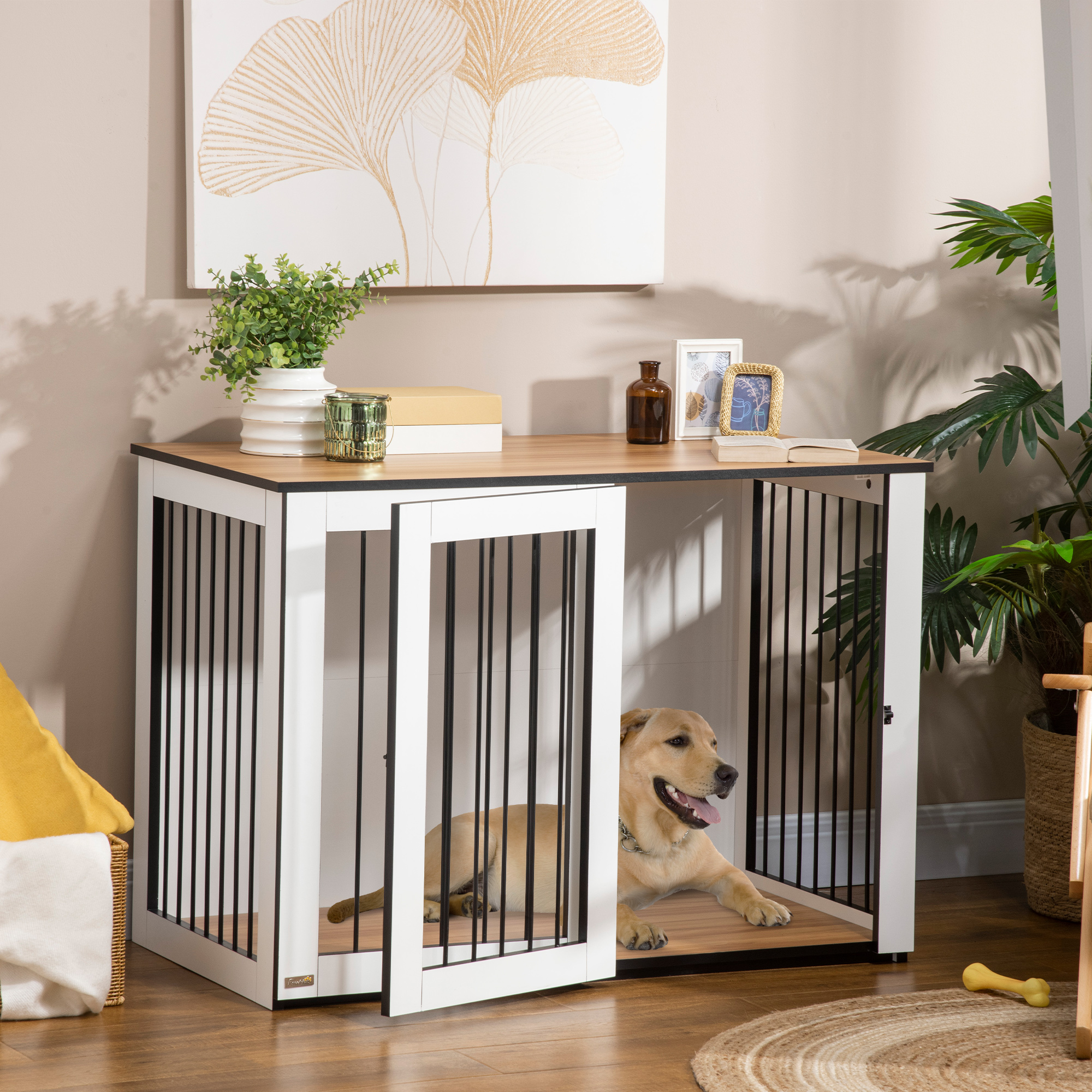 Hundebox, Hundekäfig, 1 Tür, für kleine und mittelgroße Hunde