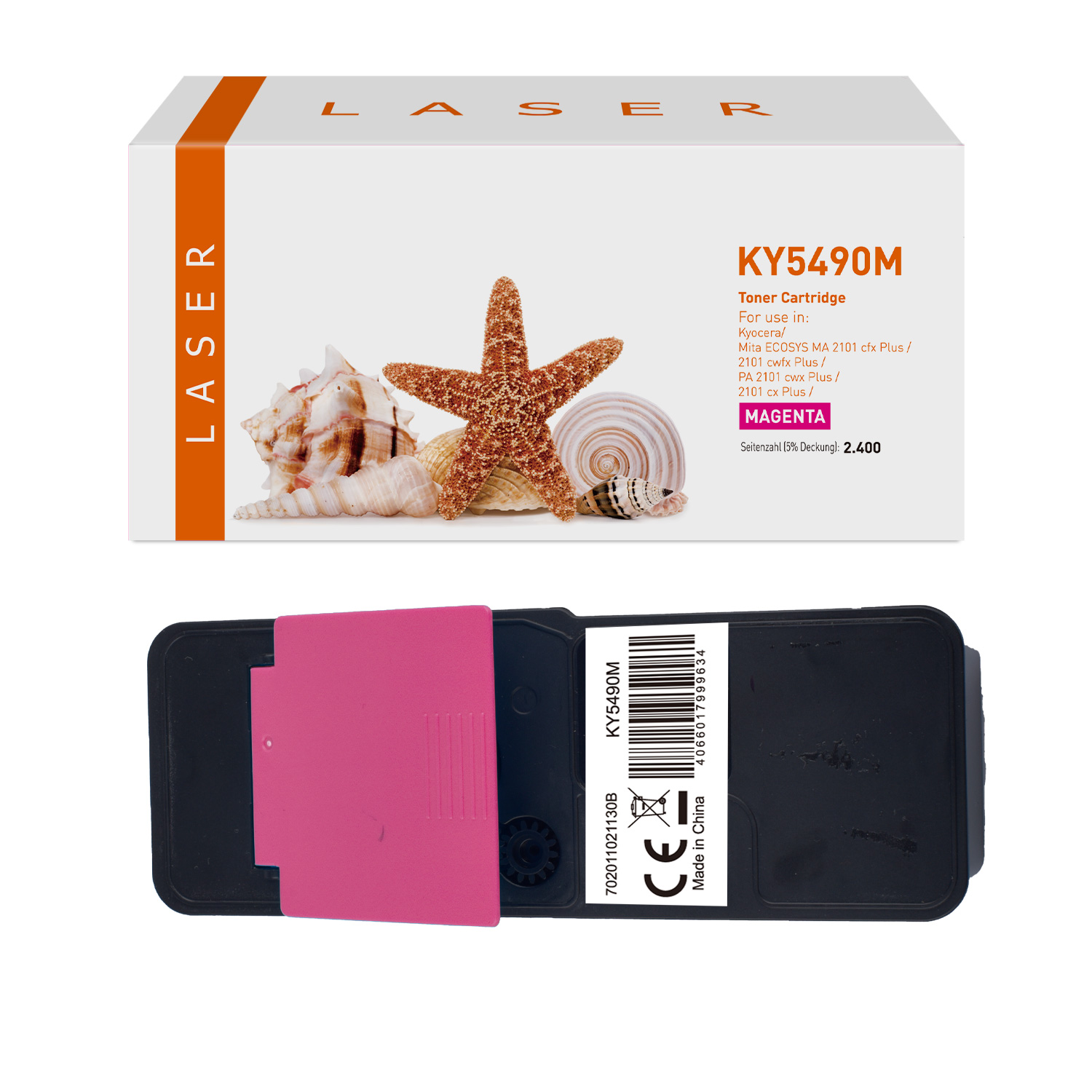 TK5490M alternativ Toner magenta für Kyocera / TK5490 / 2.400 Seiten