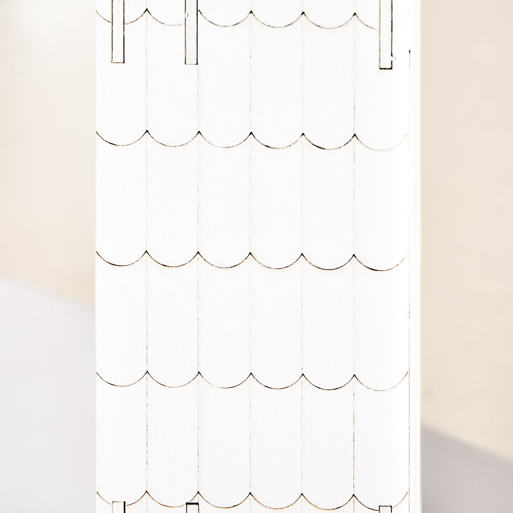Adventskalender Weichnachtsdekoration Weihnachtsdeko, 24 Schubladen, LED-Lichter, 39 cm x 9 cm x 42 cm, Weiß + Grün