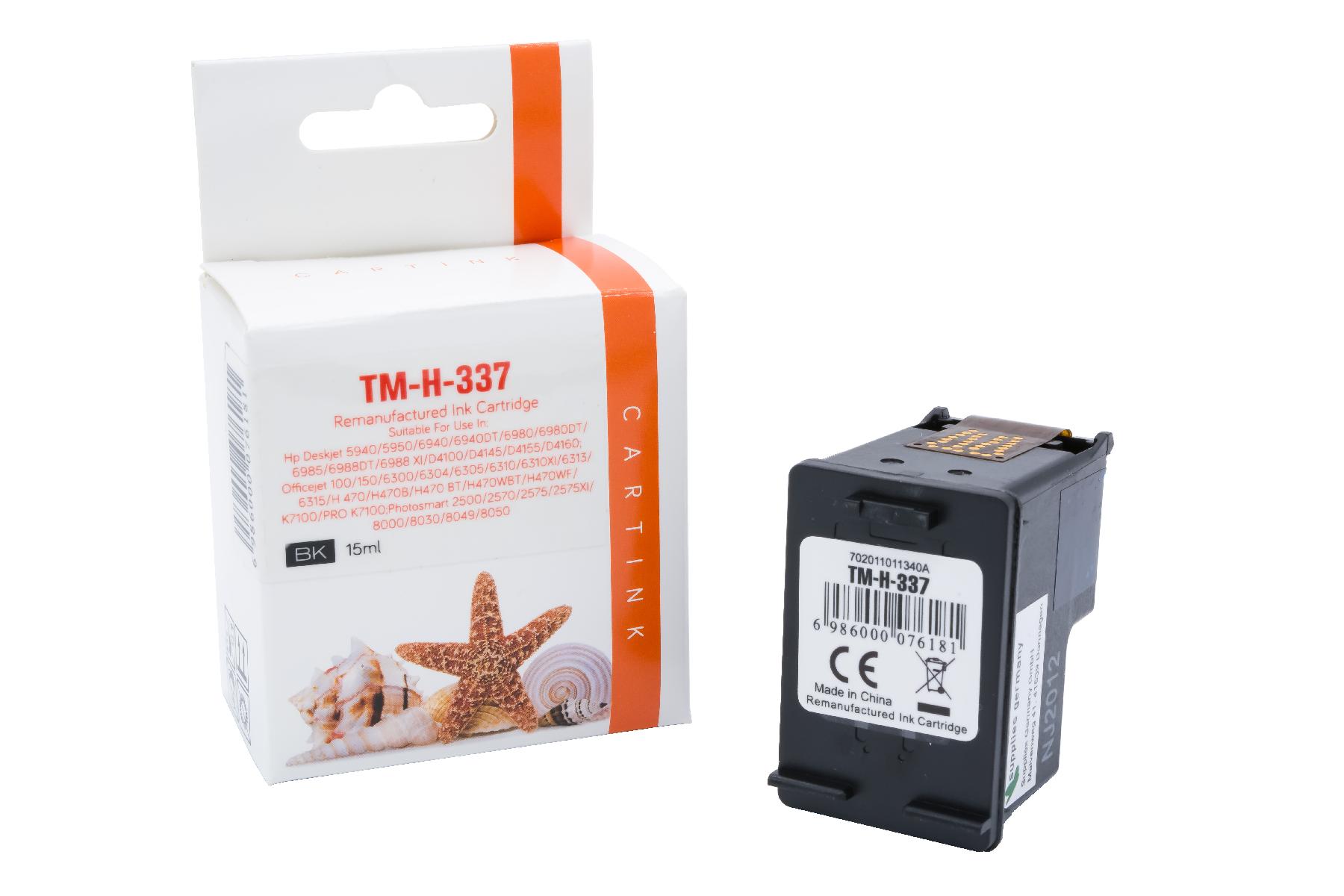 337 Refill Tinte schwarz für HP / C9364EE / 20ml 337 Refill Tinte schwarz für HP / C9364EE / 20ml
