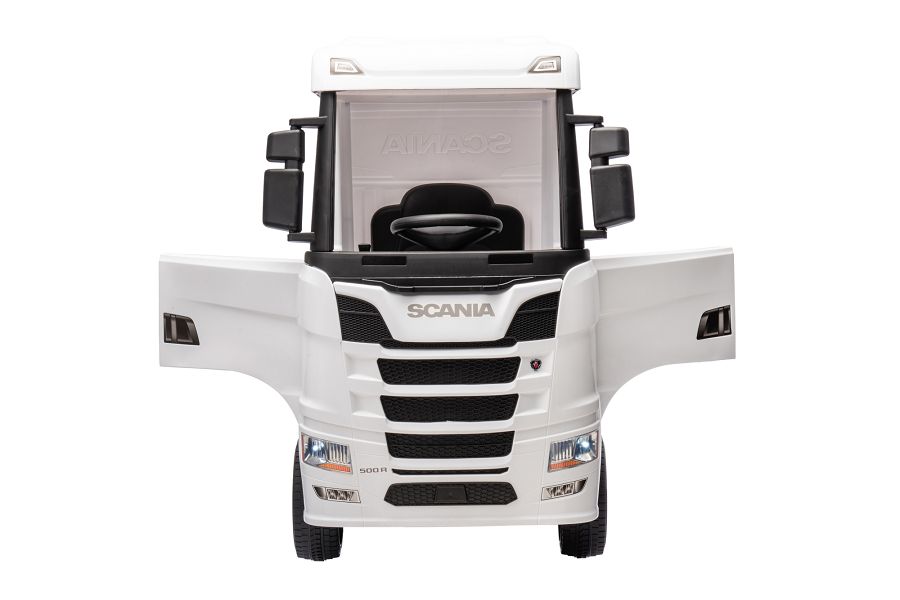 Kinderfahrzeug SCANIA R Series 4 Motoren - weiß