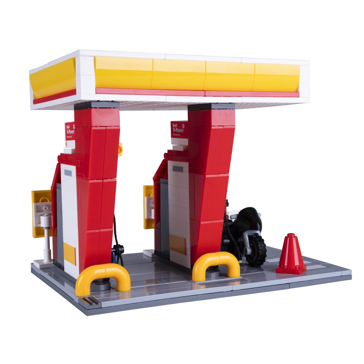 CaDA Shell Tankstelle Bricks