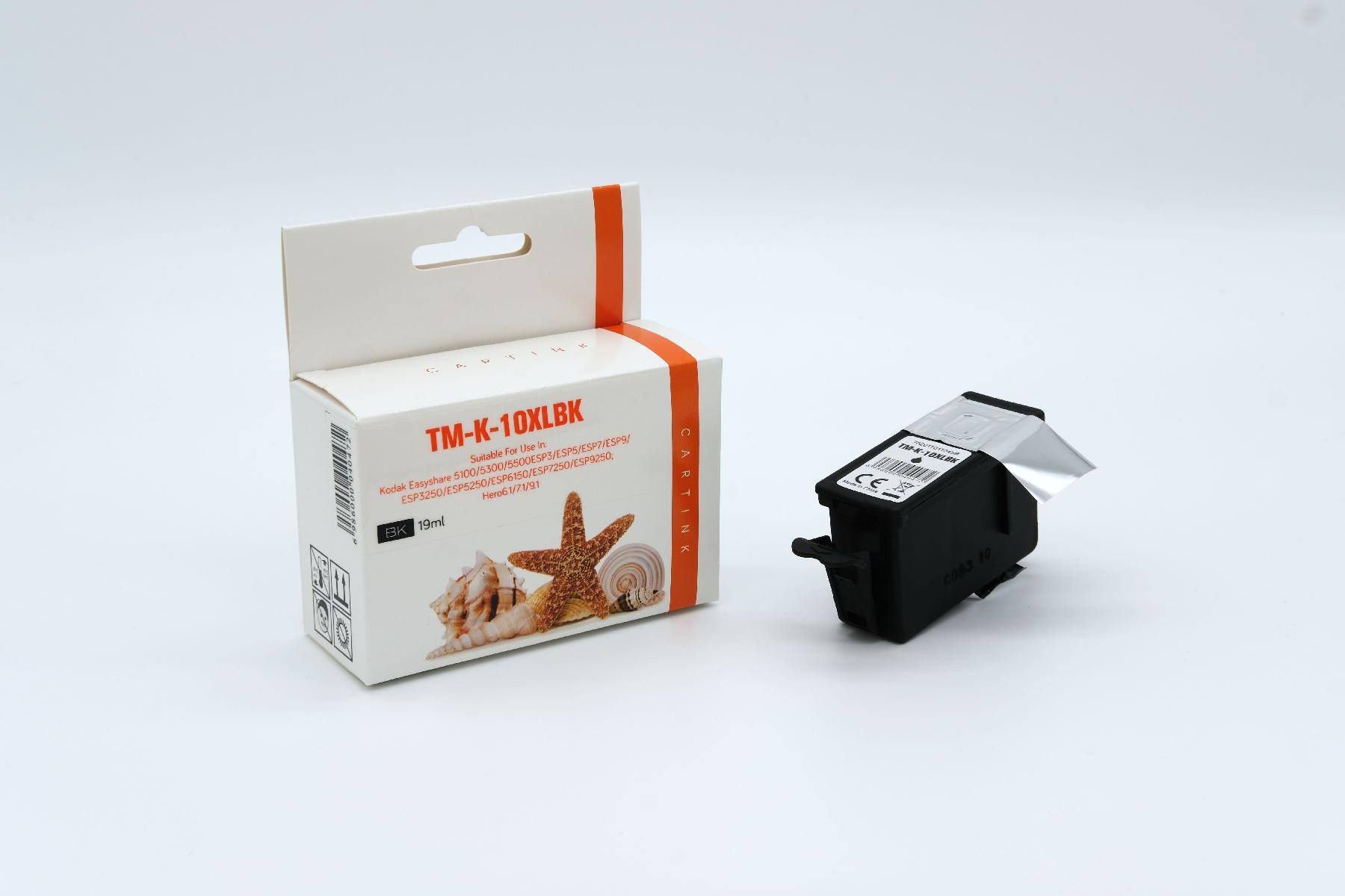 10BKXL Refill Tinte schwarz für Kodak / 3949922 / 19ml